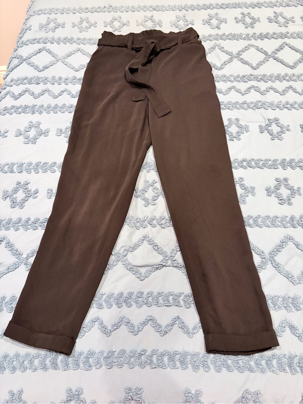 SO Black Tie-Waist Pants